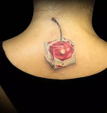 纹身“樱桃”：两个樱桃，纹身素描的价值。我在哪里可以申请？ 289_18