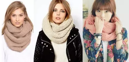 How to tie a scarf (110 photos): Beautiful and fashionable ways of tying, turban and other options for square and thick scarf 2908_21