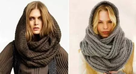 ایک بڑا سکارف (79 فوٹو) کیسے باندھتے ہیں: ایک بلک سکارف اور سکارف plaid کی طرح اختیارات، گردن پر ایک خوبصورت وسیع سکارف 2910_60