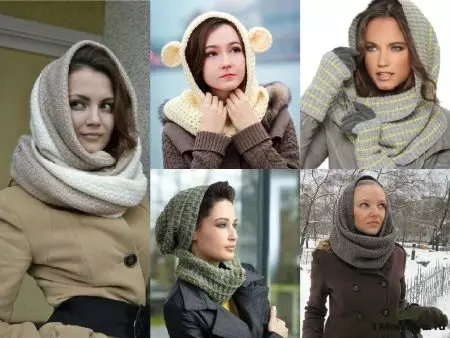How to tie a scarf-sneud (65 photos): Variants of the tie of the scarf-eight, scarf tubes or round on the neck beautifully and right 2923_42
