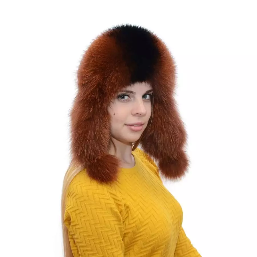 Karusnaha naiste mütsid (117 fotot): Hat-lint, moodsad mudelid 2021-2022 valmistatud karusnahast Chernoburi, naarits ja muu looduslik karusnahk 2949_17