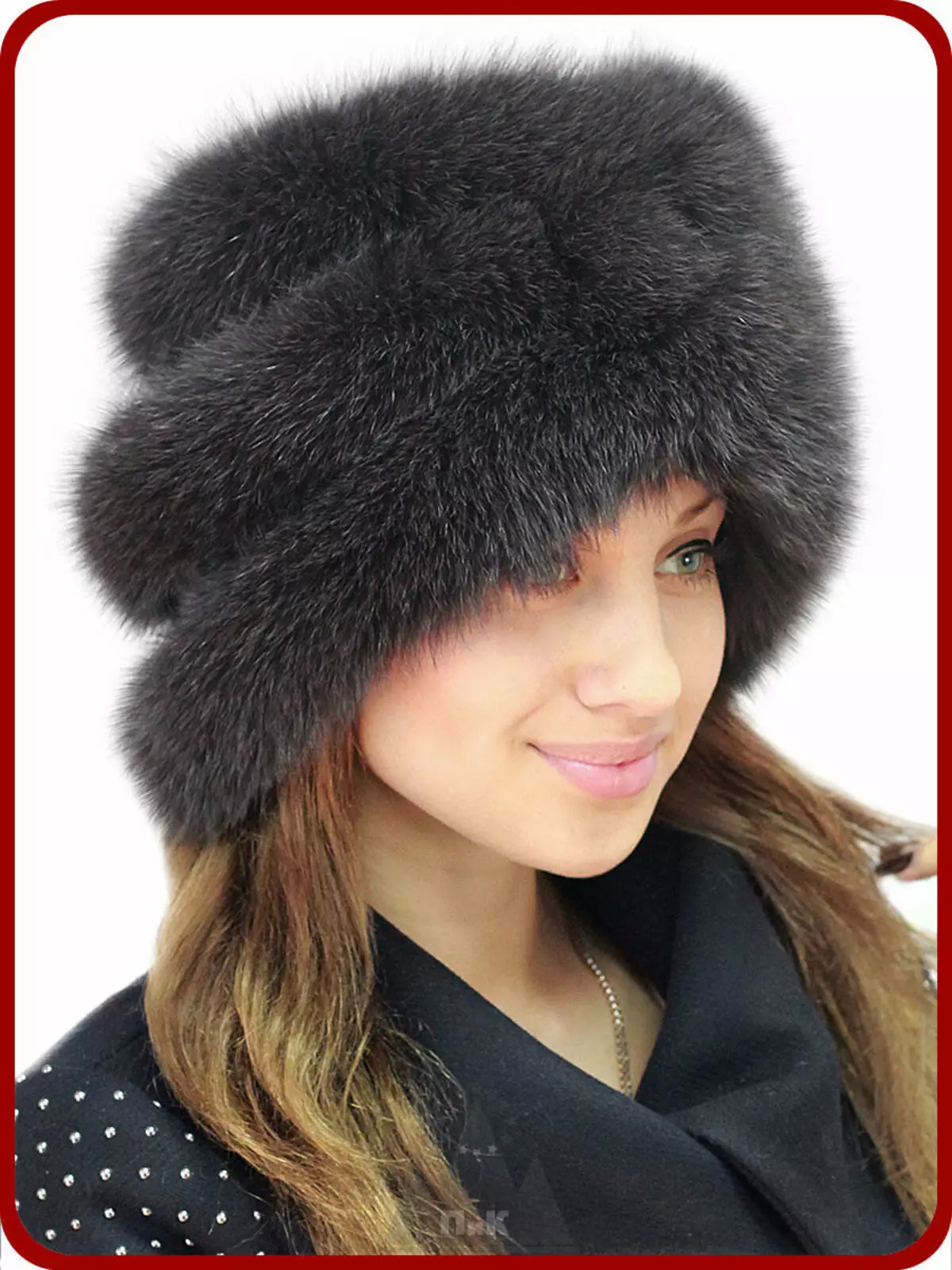 Fur Women's Hats (117 Photos): Hat-Tape, Fashionable Models 2021-2022 Made of Fur Chernoburki, Mink at iba pang Natural Fur 2949_64