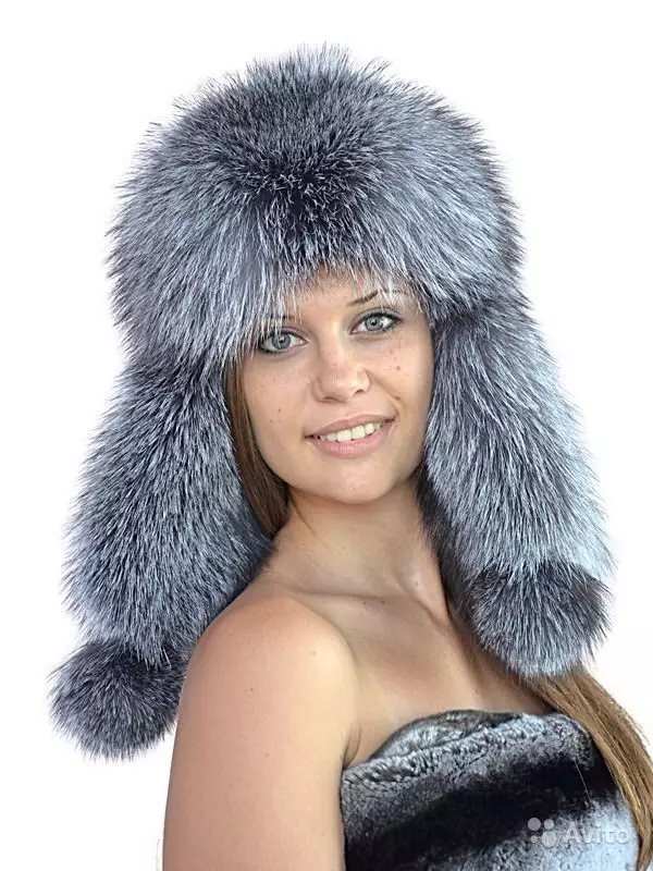 Karusnaha naiste mütsid (117 fotot): Hat-lint, moodsad mudelid 2021-2022 valmistatud karusnahast Chernoburi, naarits ja muu looduslik karusnahk 2949_7