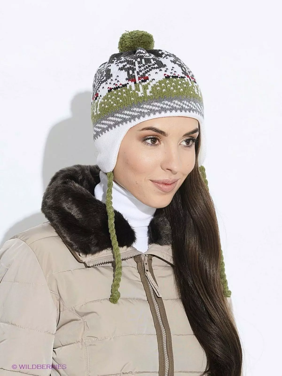 Лента-Ушанка (131 фотографии): со уши и крзно од овча, бела, со она што носејќи женски минк, зима од Чернобурки, со крзно 2953_95