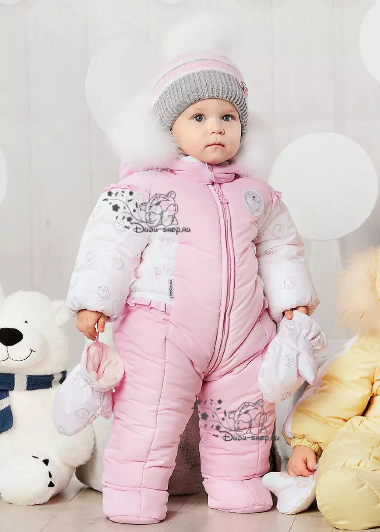 Зимске капе за новорођенчади (59 фотографија): кацига, плетени топли модели, од Если, шешир са зеконим ушима, вунени, на екстракту 2963_24