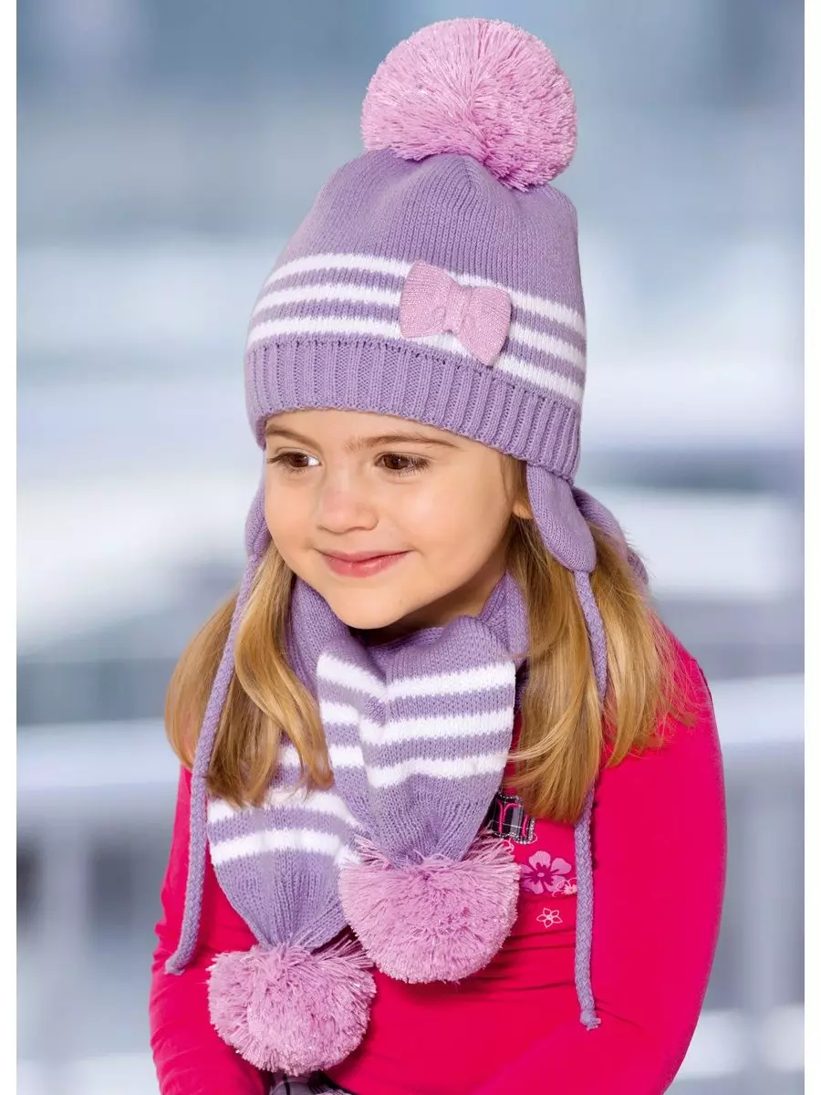 Детские шапки и шарфы купить