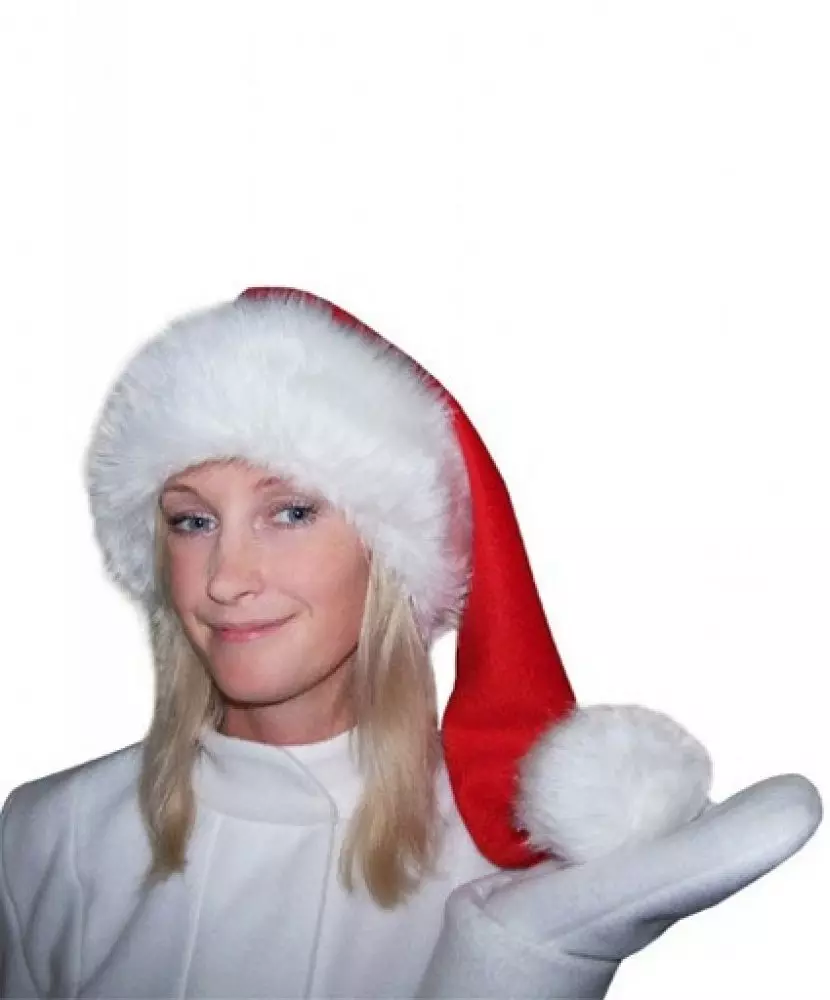 نیا سال کی ٹوپی (55 فوٹو): داڑھی اور سانتا کلاز کے ساتھ سانتا کلاز، کنڈرگارٹن میں مگجر ٹوپی، وائکنگ کے بنا ہوا ماڈل، ٹوپیوں - Ushanki 2981_16