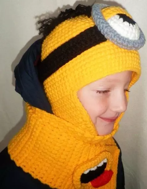 Mignon Hat (29 Billeder): Afbildet Minion, Lilla 2982_9