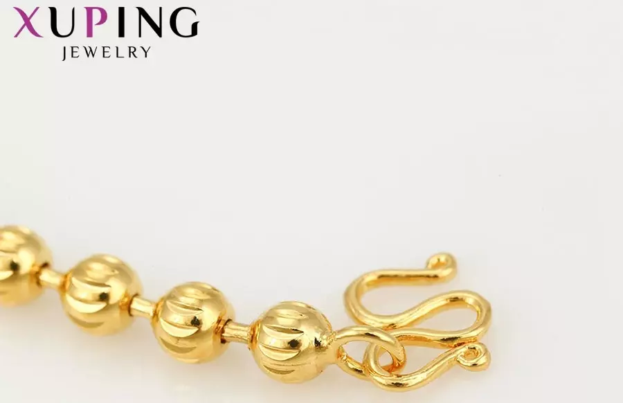 Smykker Xuping: Sortiment af smykker smykker, hvorfra lavet, pleje af dekorationer fra medicinsk guld 3010_3