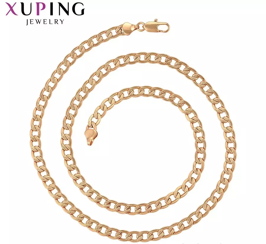 Smykker Xuping: Sortiment af smykker smykker, hvorfra lavet, pleje af dekorationer fra medicinsk guld 3010_8