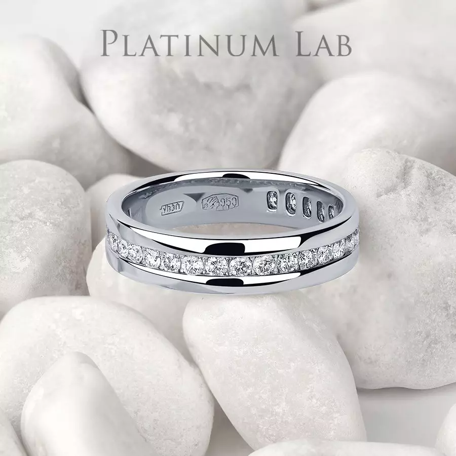 Organes Platinum (69 Poto): Jinis perhiasan produk pelat sareng pabrik. Kumaha ngabédakeun logam ti batur? 3011_35