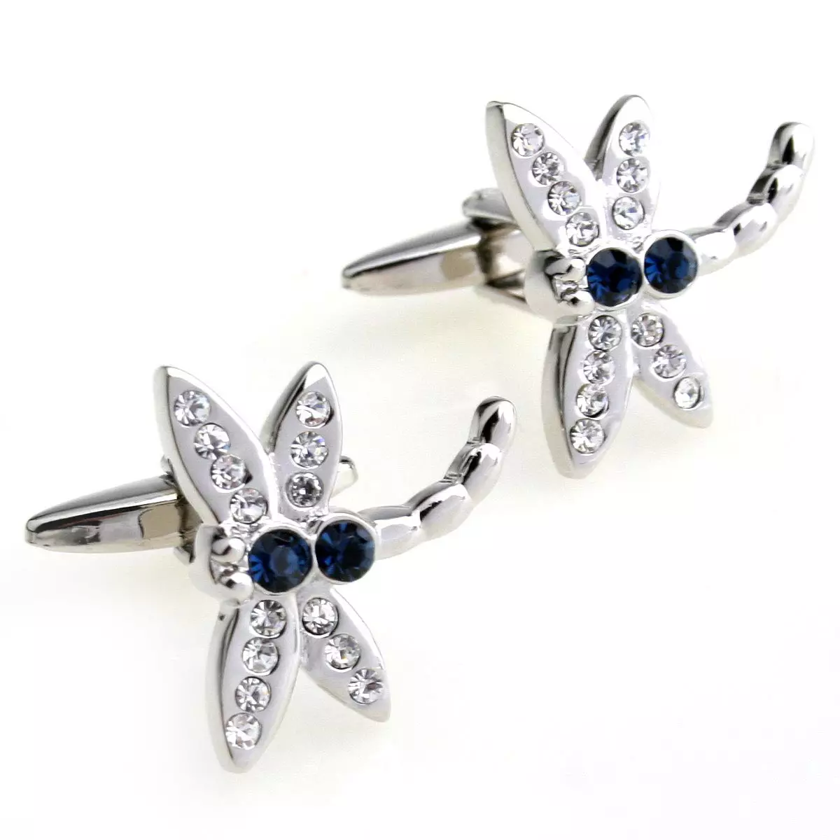 Women's Cufflinks (38 photos): Models with Swarovski crystals Gold and silver on the collar 3013_12