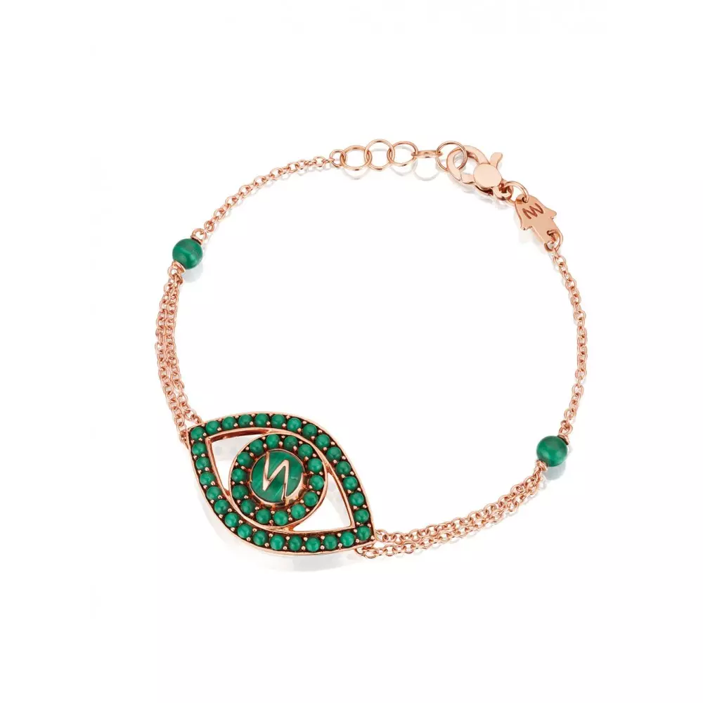 Malachite Bracelet (44 Ritratti): Fuq liema idejn liebes mudelli minn Malachite fil-metall, il-proprjetajiet tiegħu 3015_35