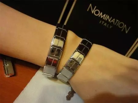 Nomination karkötő (72 fotók): Női készlet minták, amelyekből készült, hogyan kell tisztítani, véleményezést az olaszországi Nomezishen cégről 3025_66
