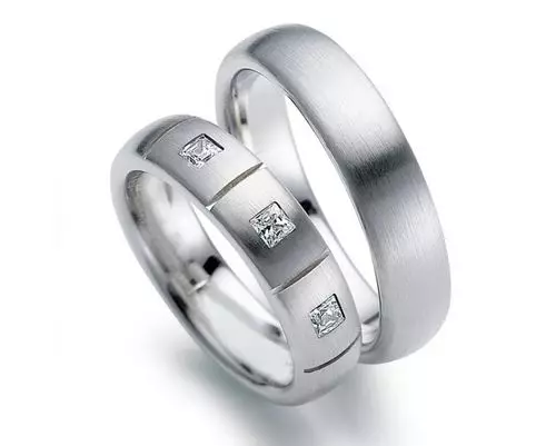 Platinum Snubné prstene (87 fotografií): Ako si vybrať párové modely Platinum, recenzie zákazníkov 3036_28