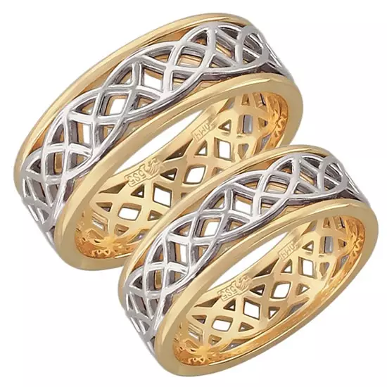 Platinum vjenčani prstenovi (87 fotografija): Kako odabrati uparene platine modele, recenzije kupaca 3036_31