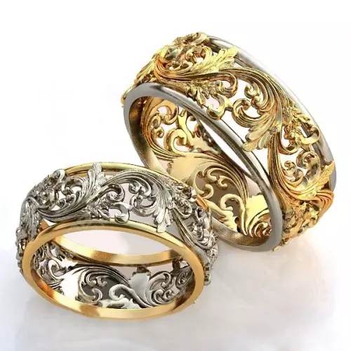 Platinum Snubné prstene (87 fotografií): Ako si vybrať párové modely Platinum, recenzie zákazníkov 3036_33