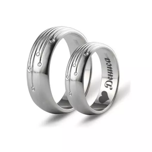 Platinum Snubné prstene (87 fotografií): Ako si vybrať párové modely Platinum, recenzie zákazníkov 3036_38
