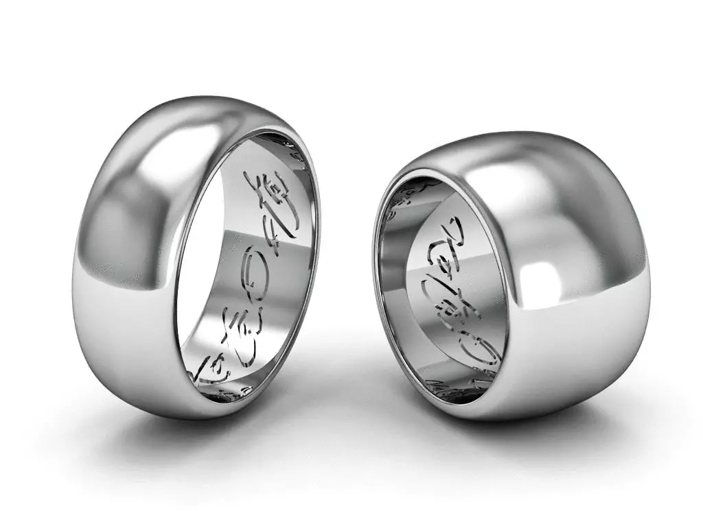 Platinum Snubné prstene (87 fotografií): Ako si vybrať párové modely Platinum, recenzie zákazníkov 3036_40
