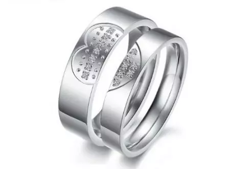 Platinum vjenčani prstenovi (87 fotografija): Kako odabrati uparene platine modele, recenzije kupaca 3036_47