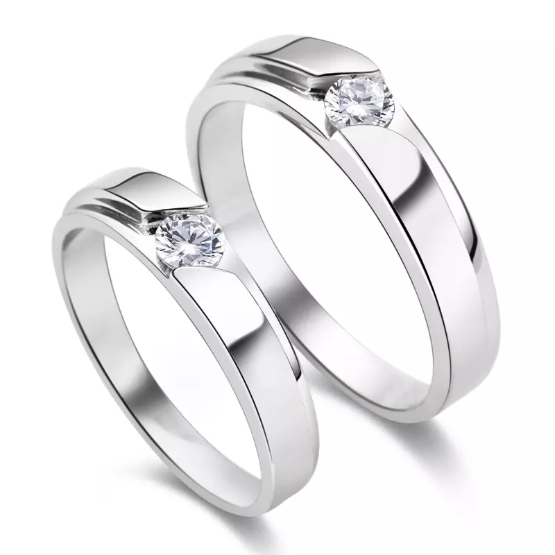 Platinum Wedding Rings (87 kuvaa): Kuinka valita pariliitos Platinum-mallit, asiakasarvostelut 3036_48