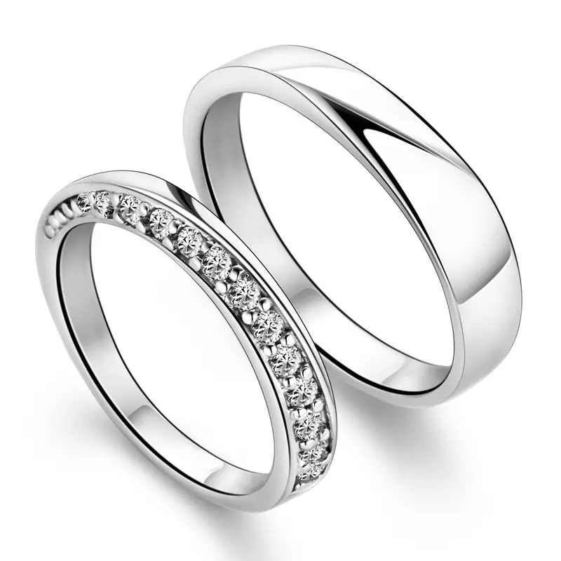 Platinum Snubné prstene (87 fotografií): Ako si vybrať párové modely Platinum, recenzie zákazníkov 3036_49