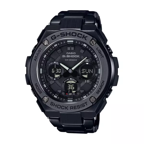 Casio Watch-iň bilezigi (60 surat): demir bileti nädip gysgaltmaly, gije-gündiziň ahyrkydygyny nädip almalydygyny, asyl nusgasyny nädip tapawutlandyrmaly 3040_43