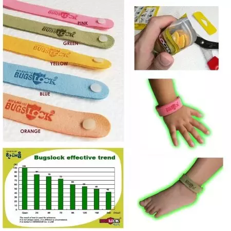 Myggarmband (28 foton): För barn från Gardex och Bugglock, Modeller från fästingar, recensioner om Anti-Mosquito Armband 3042_16