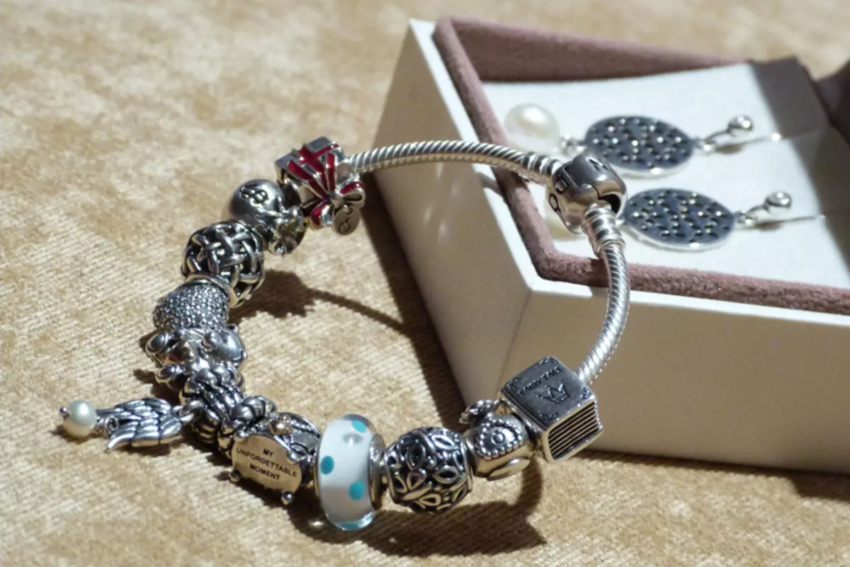 陽光Bracelets（98張照片）：紡織魅力，珍珠和鑽石，集合選項，評論的女性型號 3045_83
