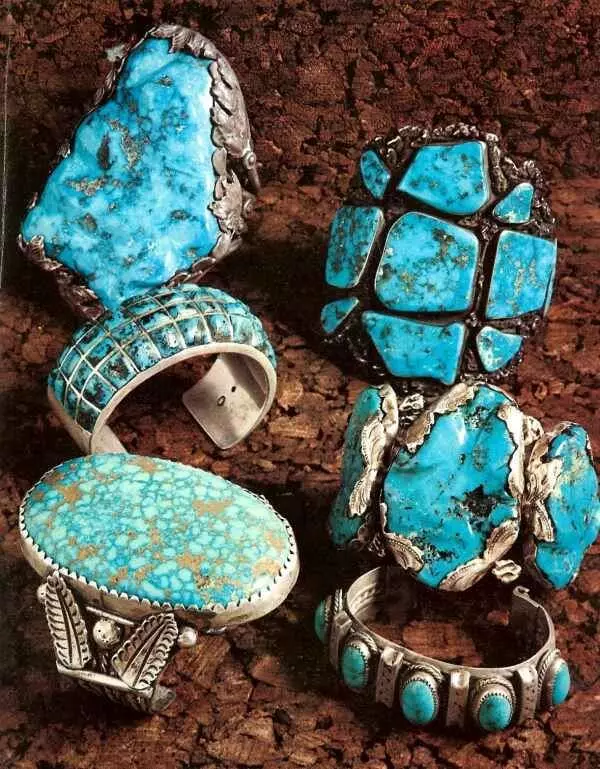Turquoise Bracelet (54 Ritratti): Karatteristiċi mudelli lewn magħmula minn ġebel naturali 3053_49