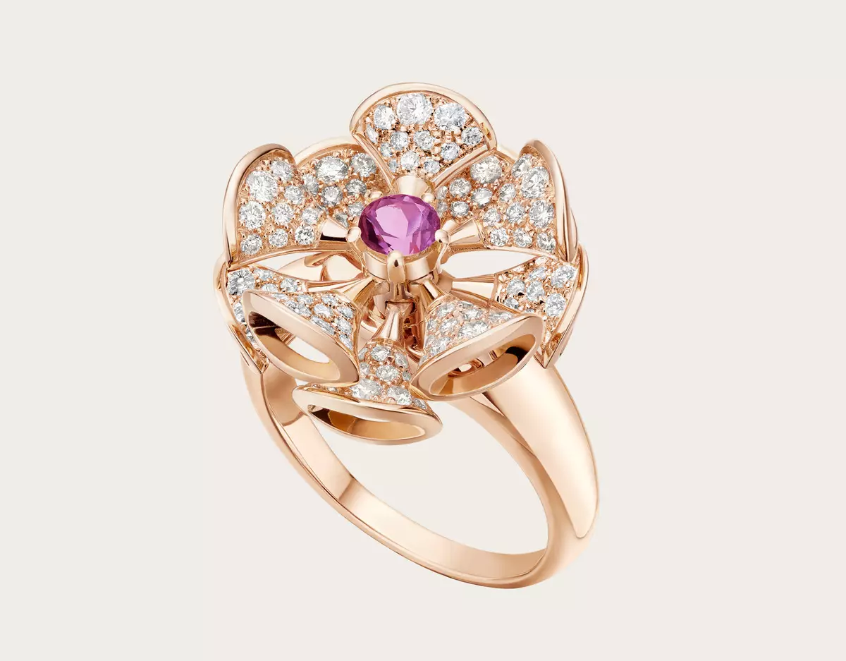 宝格丽戒指（94张）：女子双人和彩色宝石，环，变压器和环垫圈在宝格丽的风格，成本 3093_50