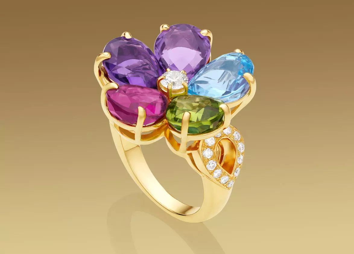寶格麗戒指（94張）：女子雙人和彩色寶石，環，變壓器和環墊圈在寶格麗的風格，成本 3093_67