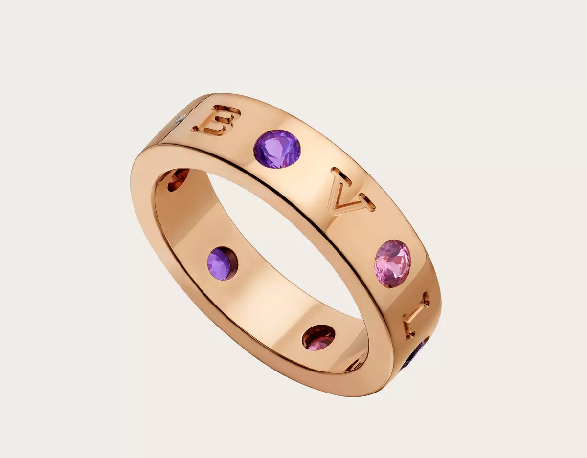 宝格丽戒指（94张）：女子双人和彩色宝石，环，变压器和环垫圈在宝格丽的风格，成本 3093_88