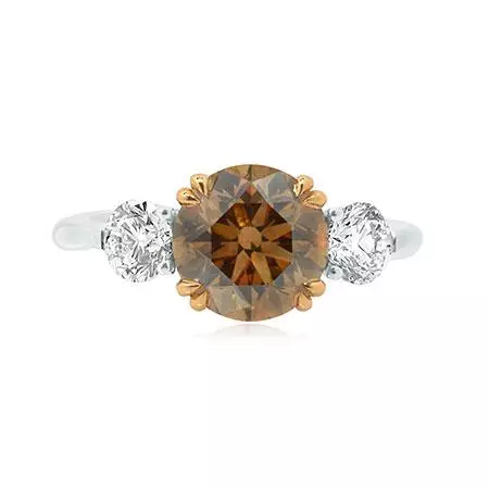 Anel de diamante (119 fotos): anel lindo magro com sapfire e faixas de diamante em um círculo 3094_47