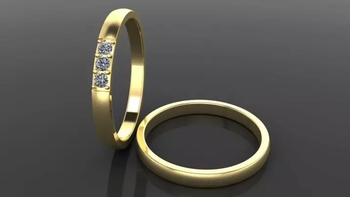 Çfarë dore është unaza e dasmës (83 foto): çfarë gishti keni vënë në, ku ne jemi të veshur në të majtën tuaj, dhe ku në të djathtë 3099_28