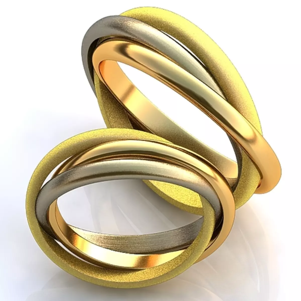 Тройное золотое кольцо