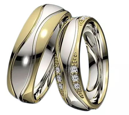 Çfarë dore është unaza e dasmës (83 foto): çfarë gishti keni vënë në, ku ne jemi të veshur në të majtën tuaj, dhe ku në të djathtë 3099_41