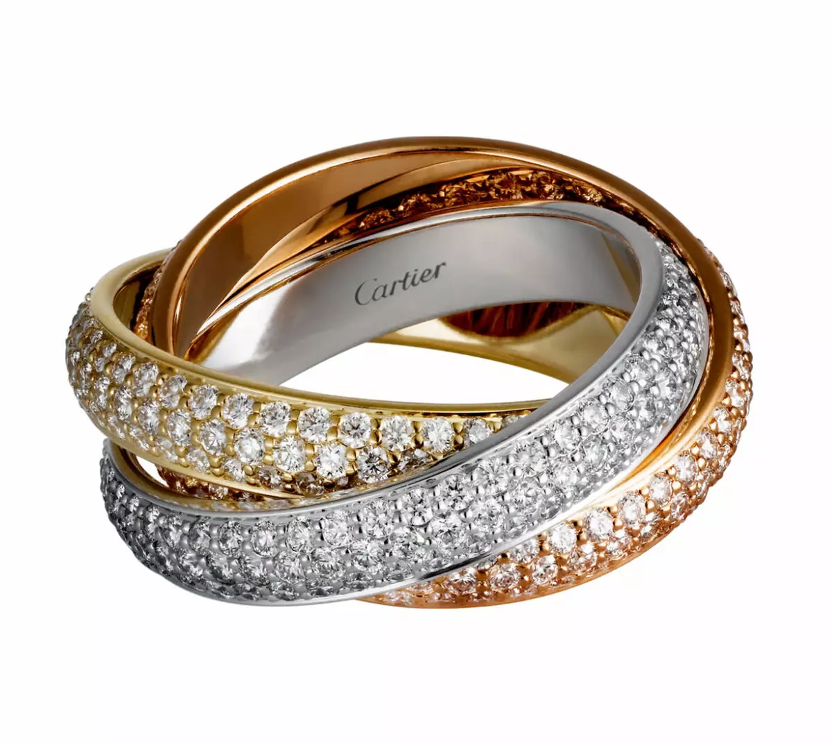 Ring Cartier (115 foto's): Jewelry Geskiedenis en Hersiening van Popular Trinity Models, spyker, Love, Koste 3102_53