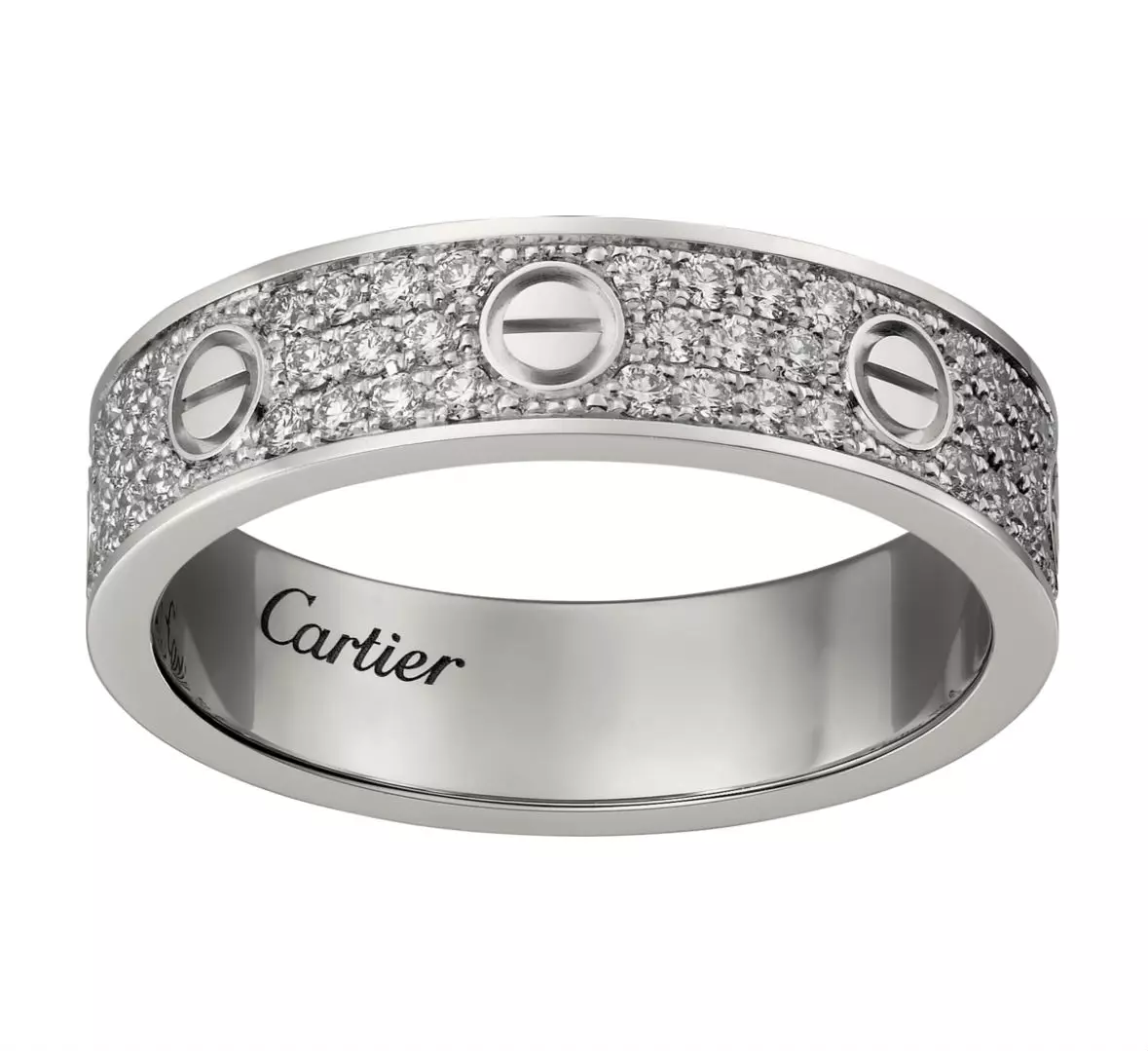 Ring Cartier (115 fotografií): Dejiny šperky a recenzie obľúbených modelov Trinity, nechty, Láska, COST 3102_66