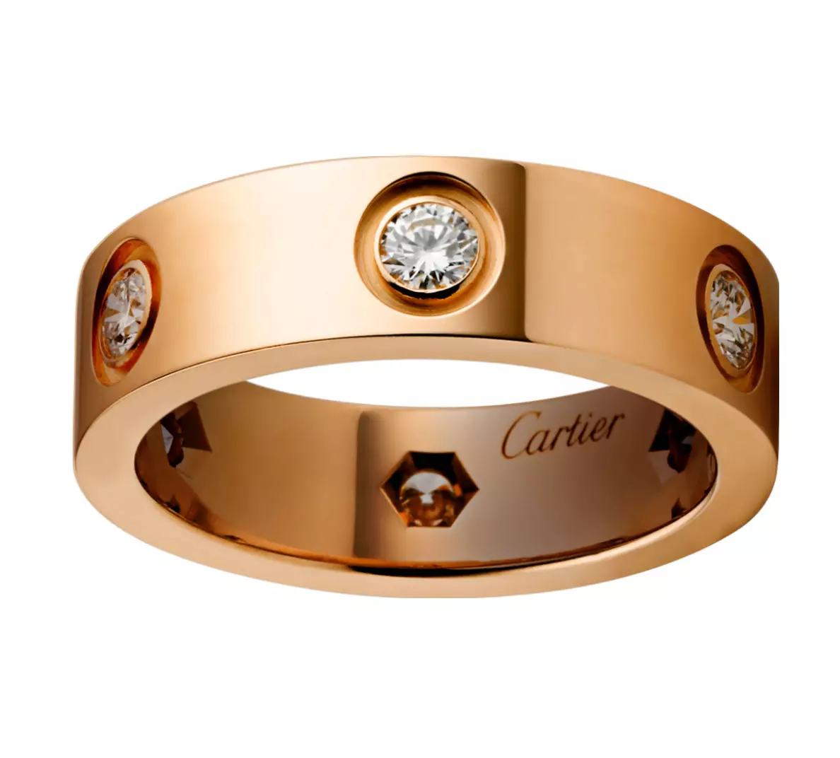 Nhẫn Cartier (115 Ảnh): Lịch sử trang sức và đánh giá các mô hình Trinity phổ biến, móng tay, tình yêu, chi phí 3102_71