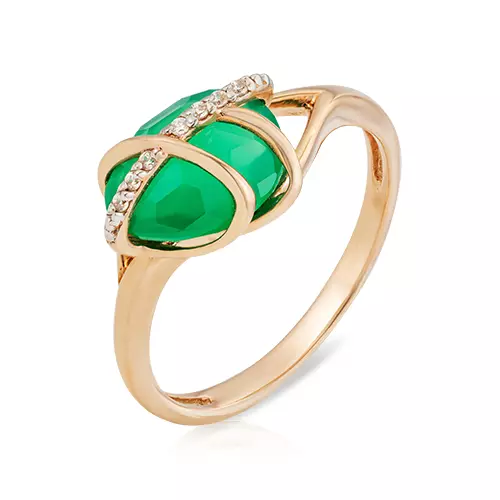 玛瑙戒指（61张照片）：妇女的型号，黑色，绿色，白色，粉红色和苔藓玛瑙 3104_36