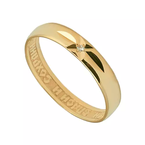 金色女士戒指保存和保存（73張照片）：來自醫療和其他金，教堂的型號 3106_20