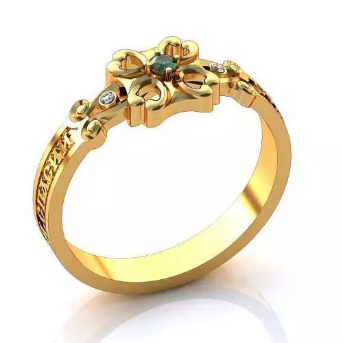 Golden Bayan Yüzüğü Kaydet (73 Fotoğraf): Tıbbi ve diğer altın, Kilise 3106_41