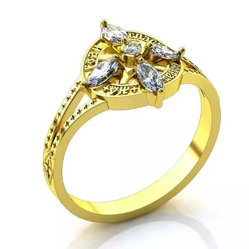 金色女士戒指保存和保存（73張照片）：來自醫療和其他金，教堂的型號 3106_61
