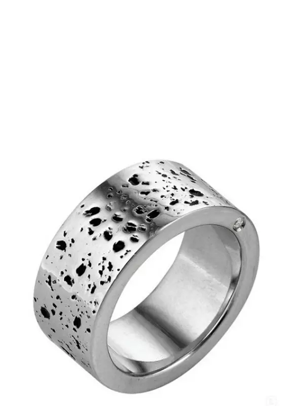 حلقه های گسترده ای از نقره (74 عکس): مدل های طلا و نقره، حلقه های زنانه بدون سنگ و درج 3109_4