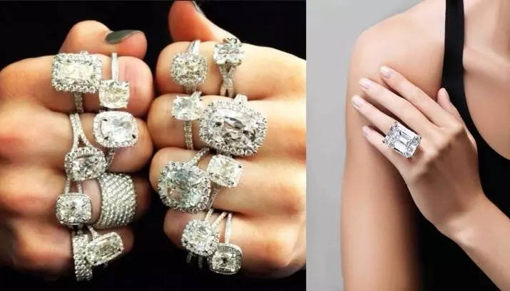 Широки прстенови сребра (74 фотографије): златни и сребрни модели, женски прстенови без камења и уметка 3109_72
