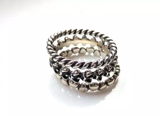 Rings Pandora (74 photos): Designer of a set rings, reviews about models-talismans on hand 3114_9