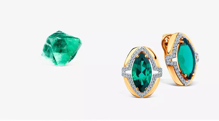 Ring nge-Emerald (izithombe ezingama-94): Indandatho yegolide neyesiliva, namacici esiliva 3115_24