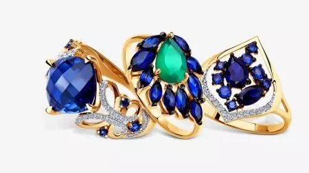 Ring mei Emerald (94 foto's): froulike gouden en sulveren ring, sulveren earringen 3115_39