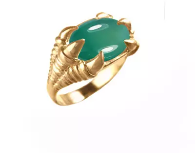 Ring mei Emerald (94 foto's): froulike gouden en sulveren ring, sulveren earringen 3115_79